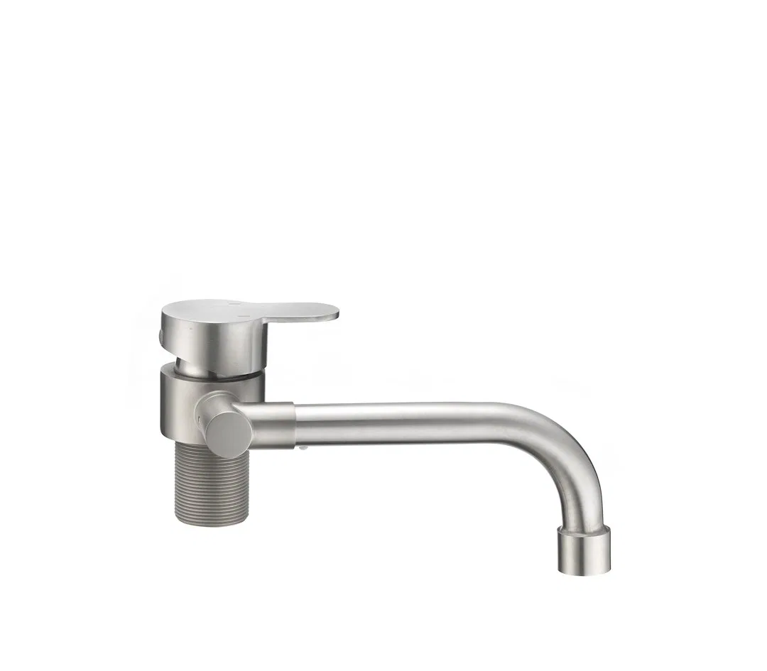 DF-MK510H-SN – DURA FAUCET Faucet, Used For Kitchen Single Piece Deck Mount Folding Spout Lever Type/ 1 Handle Satin ...